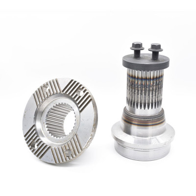 Нерухоме шліцьове з'єднання Ø150 KV tube120x6 hole4x13 bearing Ø65x23 + підвісний підшипник Нерухоме шліцьове з'єднання Ø150 KV tube120x6 hole4x13 bearing Ø65x23 + підвісний підшипник