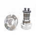 Нерухоме шліцьове з'єднання Ø150 KV tube120x6 hole4x13 bearing Ø65x23 + підвісний підшипник Нерухоме шліцьове з'єднання Ø150 KV tube120x6 hole4x13 bearing Ø65x23 + підвісний підшипник