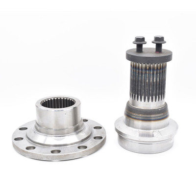 Нерухоме шліцьове з'єднання Ø180 SAE110 tube120x4 hole10x16 bearing Ø65x23 Нерухоме шліцьове з'єднання Ø180 SAE110 tube120x4 hole10x16 bearing Ø65x23