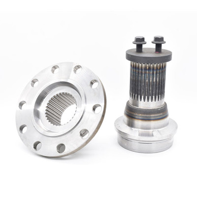 Нерухоме шліцьове з'єднання Ø180 SAE110 tube120x4 hole10x16 bearing Ø65x23 Нерухоме шліцьове з'єднання Ø180 SAE110 tube120x4 hole10x16 bearing Ø65x23